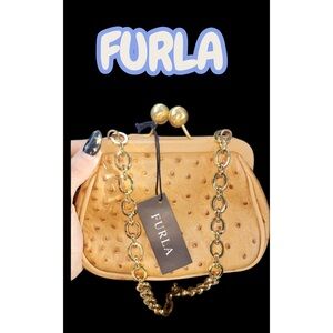 Furla Ostrich Clutch